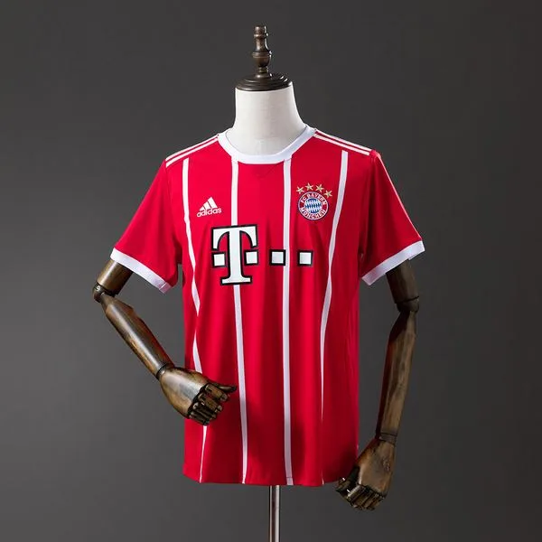 Camiseta de fútbol Bayern Munich 2017/18 LOCAL MANGA CORTA VERSION FAN